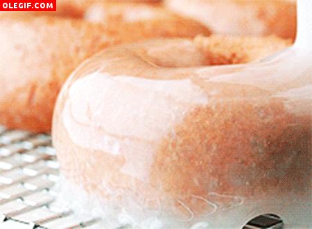 GIF: Donuts glaseados