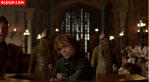GIF: Tyrion Lannister bailando (Juego de Tronos)