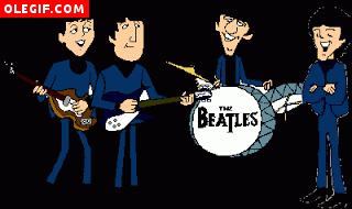 GIF: Los Beatles