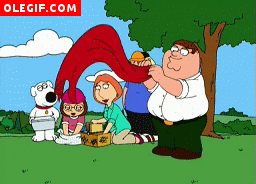 GIF: La familia Griffin de picnic (Padre de Familia)