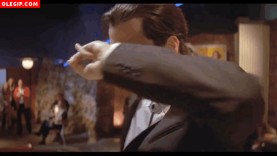 GIF: John Travolta bailando (Pulp Fiction)