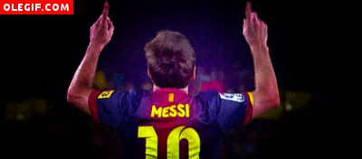 GIF: Leo Messi moviendo los dedos