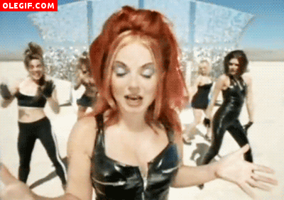 GIF: Spice Girls bailando