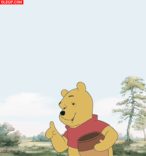 GIF: Menudo chasco se lleva Winnie the Pooh