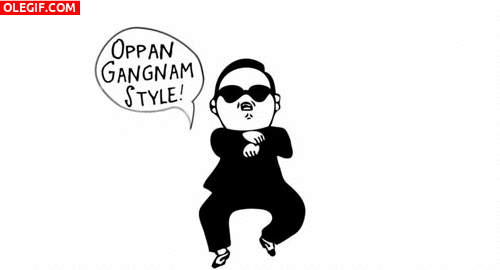 GIF: Oppan Gangnam Style!