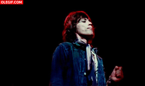 GIF: El bailecito de Mick Jagger