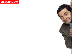 GIF: Hola soy Mr. Bean