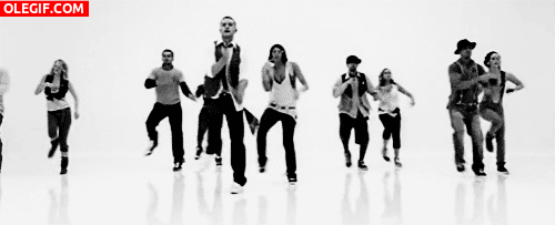GIF: Justin Timberlake bailando uno de sus temas