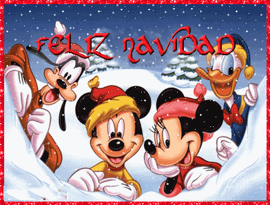GIF: Mickey Mouse te desea "Feliz Navidad"