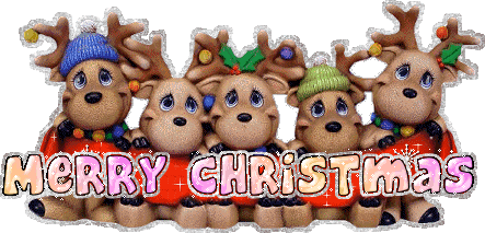 GIF: Estos pequeños renos te desean "Feliz Navidad"