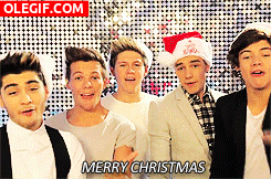 GIF: Los chicos de One Direction te desean ¡Feliz Navidad!