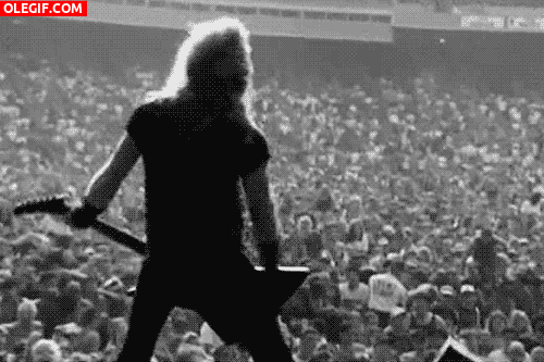 GIF: Concierto de Metallica
