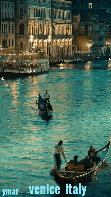 GIF: Un paseo por los canales de Venecia