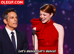 GIF: Emma Stone quiere bailar