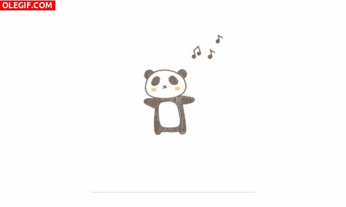 GIF: Un panda bailarín