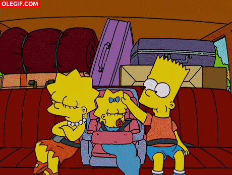 GIF: Una simpática imagen de Los Simpson
