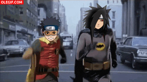 GIF: Estos personajes de Naruto son los nuevos "Batman y Robin"