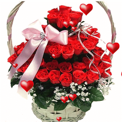GIF: Flores para San Valentín