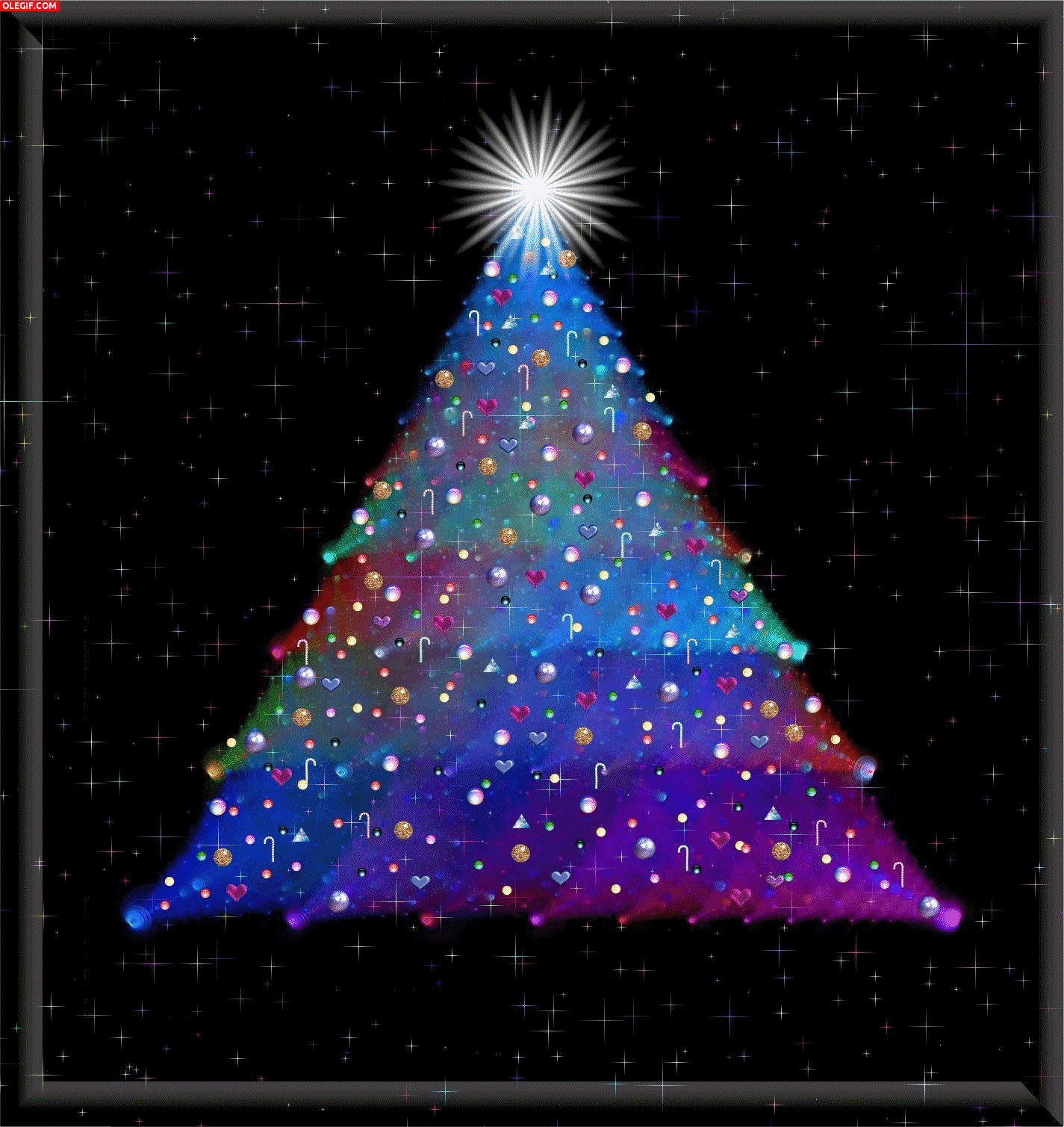 GIF: Bonito árbol de Navidad