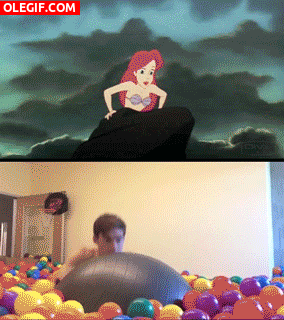 GIF: ¡Yo soy Ariel!