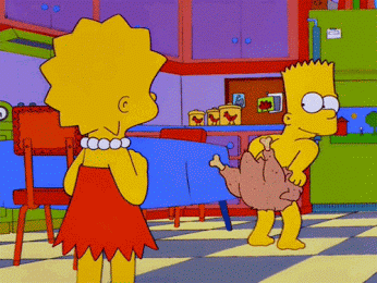 GIF: Bart es un travieso