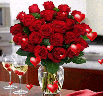 GIF: Flores para el Día de San Valentín