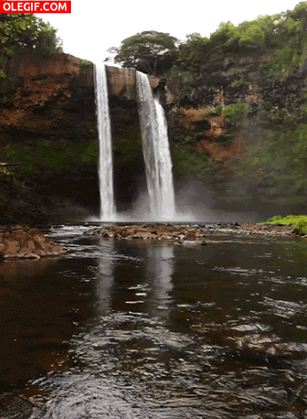 GIF: Hermosas cascadas