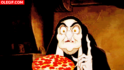 GIF: ¿Quieres una pizza de pepperoni Blancanieves?
