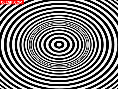 GIF: Espiral hipnótica