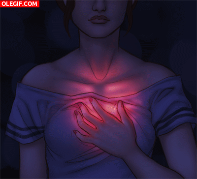GIF: Mi corazón late de amor