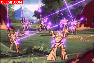 GIF: Transformers electrocutados