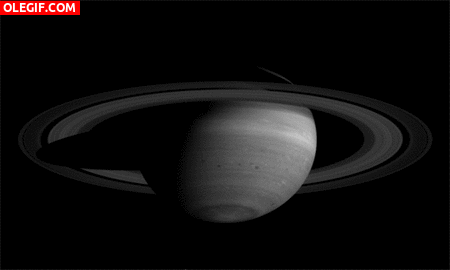 GIF: Saturno en movimiento