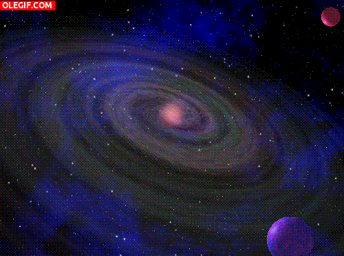 Resultado de imagen de Galaxias en movimiento imagen GIFs
