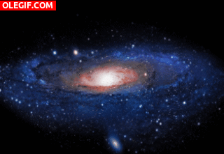Resultado de imagen de Galaxia espiral en movimiento Gifs