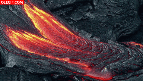 GIF: Ríos de lava