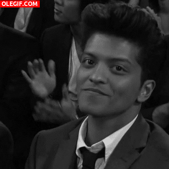 GIF: Bruno Mars guiñándote el ojo