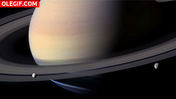 GIF: Vista de Saturno