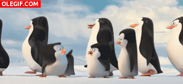 GIF: Derribando pingüinos