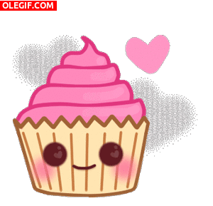 GIF: Me encantan los cupcakes