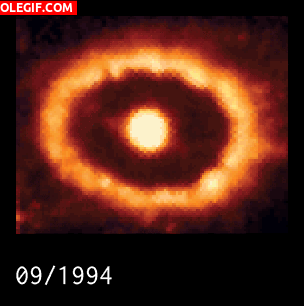 GIF: Evolución de una supernova