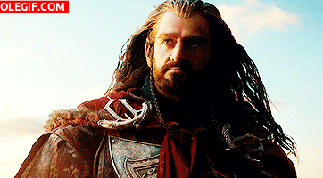 GIF: Thorin... Escudo de Roble