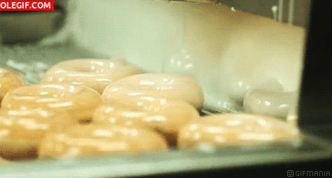 GIF: Glaseando donuts