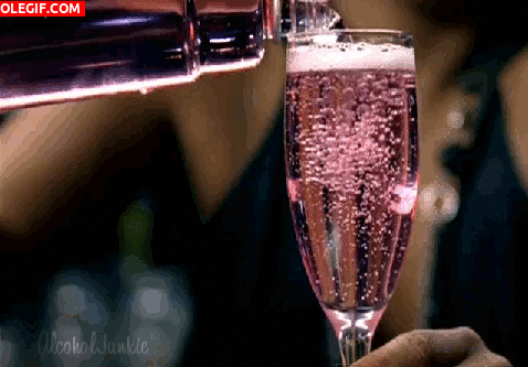 GIF: Champagne Moët & Chandon Rosé
