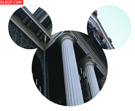 GIF: Mickey Mouse y los parques temáticos de Disney