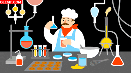 GIF: ¿Cocinero o químico?