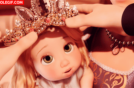 GIF: La princesita Rapunzel