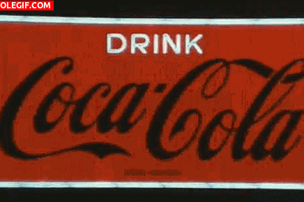 GIF: Bebe Coca-Cola