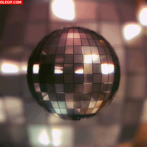 GIF: Bola de discoteca