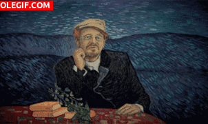 GIF: El Retrato del Doctor Gachet (Vincent van Gogh)