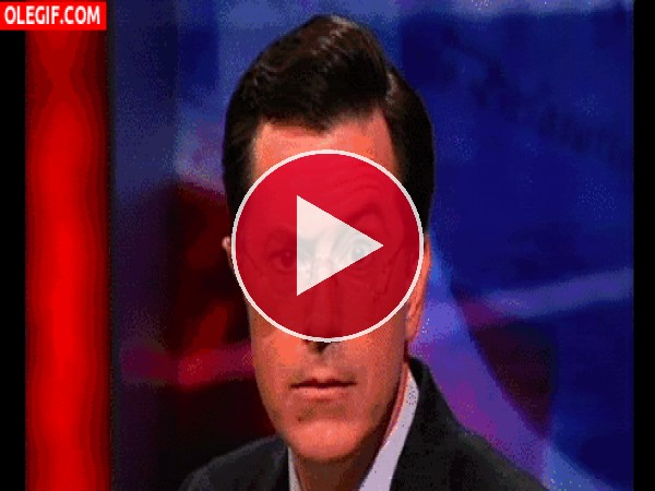 El movimiento de cejas de Stephen Colbert